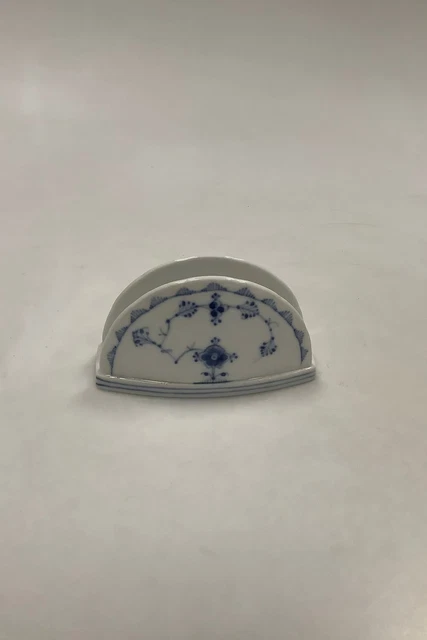 Bing and Grondahl Blue Painted / Blue Fluted Napkin Holder No 233