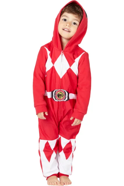 Power Ranger Boys' Red Ranger Critter Pajama (2T)