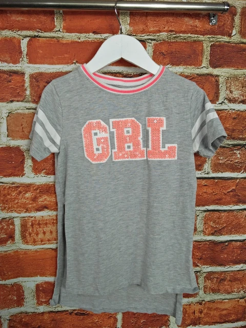 T-Shirt Top In Denim Per Ragazze Età 6-7 Anni Next Bluezoo Set Casual 122Cm 2