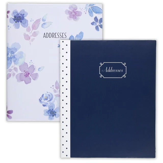 Mead Fashion Telephone Address Book 3 Ring Design Chosen For You 7 x 9 - Address