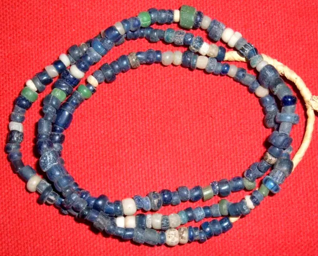 Strand Vintage Small Glass "Pirate" Trade Beads (200-400 Yrs) , Historic Beads