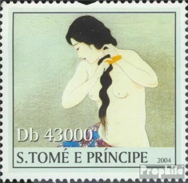 Sao Tome e Principe 2700 mint MNH 2004 Erotische Paintings