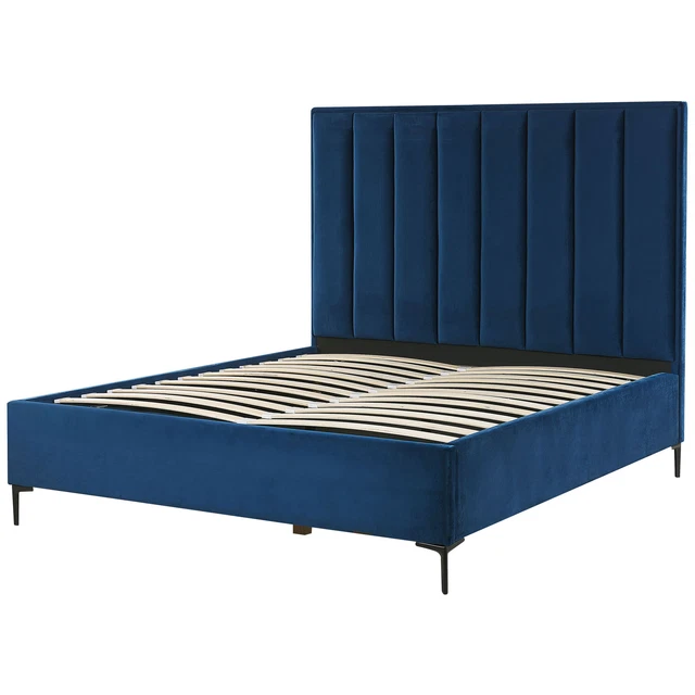 Ensemble de Chambre à Coucher Lit Double 140 x 200 cm avec Coffre et 2 Tables d 5
