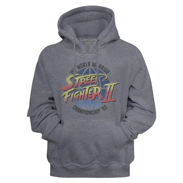 Street Fighter - World Warrior - Manica Lunga - Erica - Adulti - Felpa con