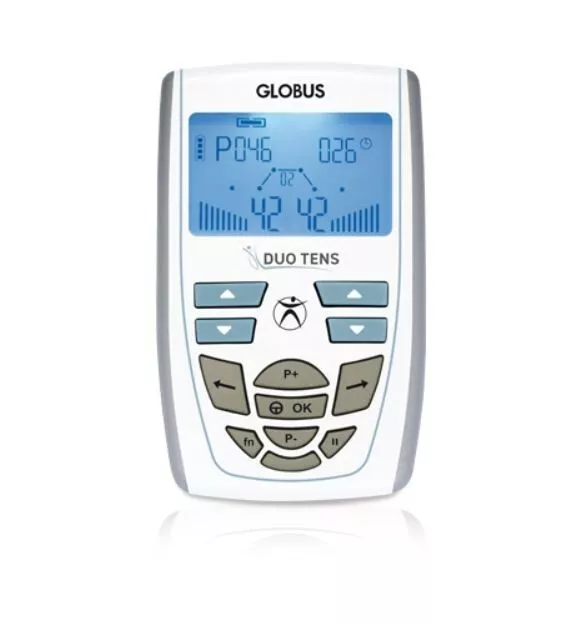 Globus Duo Tens Dispositivo per elettroterapia a 2 canali Programmi 20