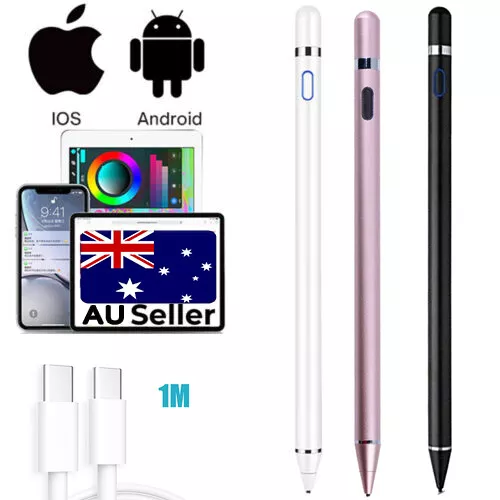 2IN1 Capacitive Touch Screen Stylus Pen Pencil For iPhone iPad Samsung Tablet PC