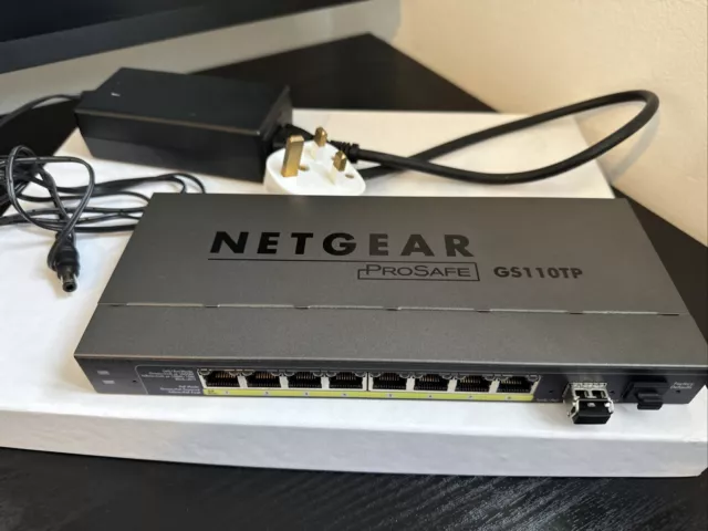 Netgear GS110TP 8 port POE Ethernet Switch with SFP Module