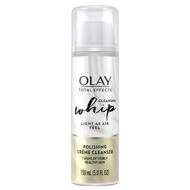 Olay Total Effects Face Wash, Whip Polishing Crème Cleanser,vitamins 5 fl oz