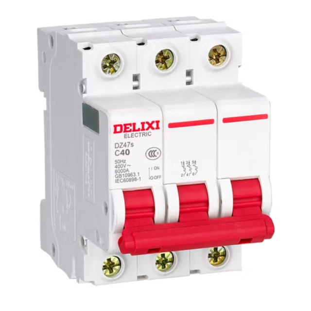 1PC 3 pole 4P 16 20 25 32 40 50 63 Amp 6KA MCB Home Miniature Circuit Breaker 1PC 3 pole 4P 16 20 25 32 40 50 63 Amp 6KA MCB Home Miniature Circuit Breaker