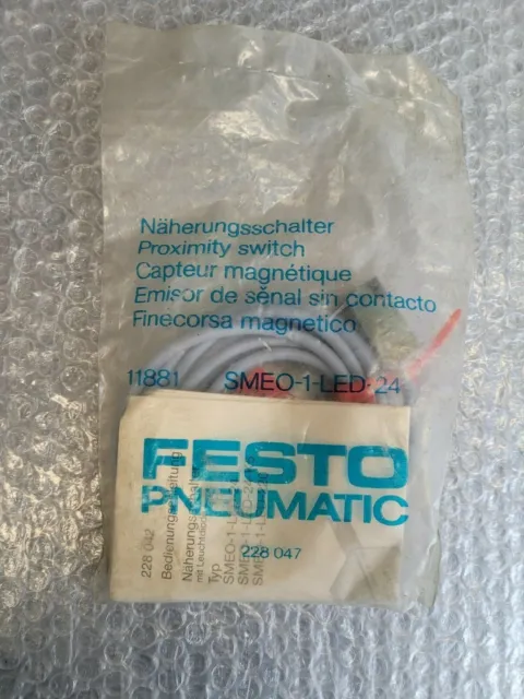 FESTO SMEO-1-LED-24 11881 Capteurs de Proximité Neuf Emballage D'Origine Envoi