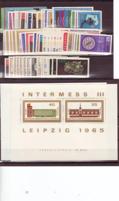 (L2) DDR, kpl. Jahrgänge 1965-69**, Mi. 250,- Euro
