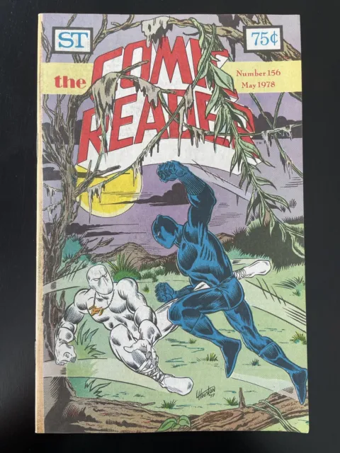 The Comic Reader #156 (1978) Fanzine Black Panther White Tiger.Nice HTF!!!