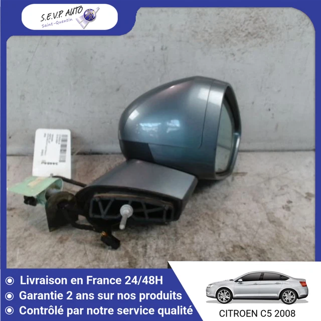 🇫🇷  Retroviseur Exterieur Electrique Droit Citroen C5 2008- ♻️ 8153Sn