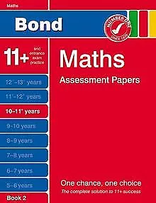 Bond Maths Assessment Papers 10-11+ Years Book 2 de Clemso... | Livre | état bon