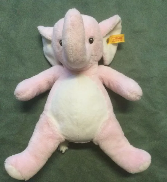 Steiff Plüsch * Elefant Baby Eli Rosa 669200 * Top Zustand * Kuscheltier