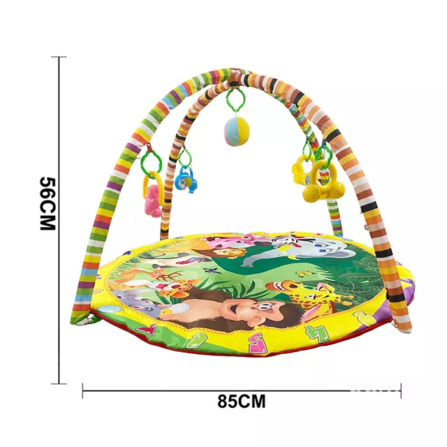 3 in 1 Gymcenter Spielmatte Krabbeldecke mit Spielbogen Bälle Baby Erlebnisdecke 2