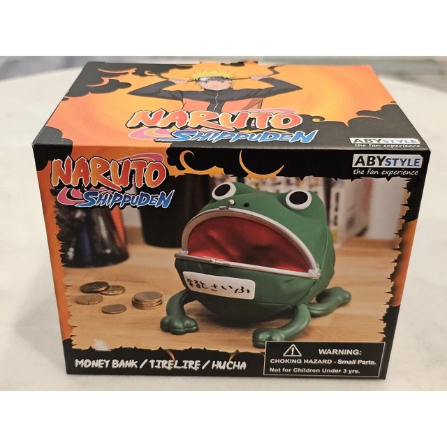 Salvadanaio Gama-chan Naruto Shippuden - In PVC E ABS, 14.5x14.5x17cm, Portafoglio Transformabile - Foto 2