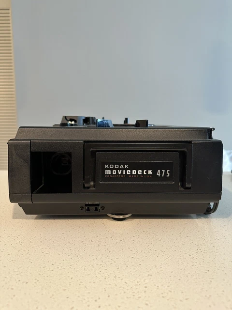 Kodak Moviedeck 475  1970’s Film Movie Projector, With Leather Case