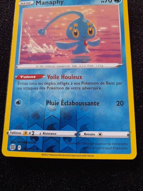 Pokmon TCG Manaphy Pokemon TCG: Manaphy 041/172 - Rare Reverse Holo - Sword & Shield Brilliant Stars Pokmon Card Pokmon TCG Manaphy Pokemon TCG: Manaphy 041/172 - Rare Reverse Holo - Sword & Shield Brilliant Stars Pokmon Card