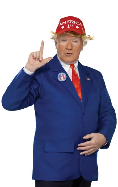 President Donald Trump Costume Halloween Funny Character Fancy Dress Outfit