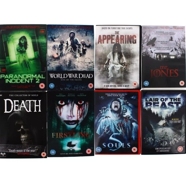 Horror Set 50X MIXED HORROR Movies DVD Bundle Set Various Gift Present Wholesale ...