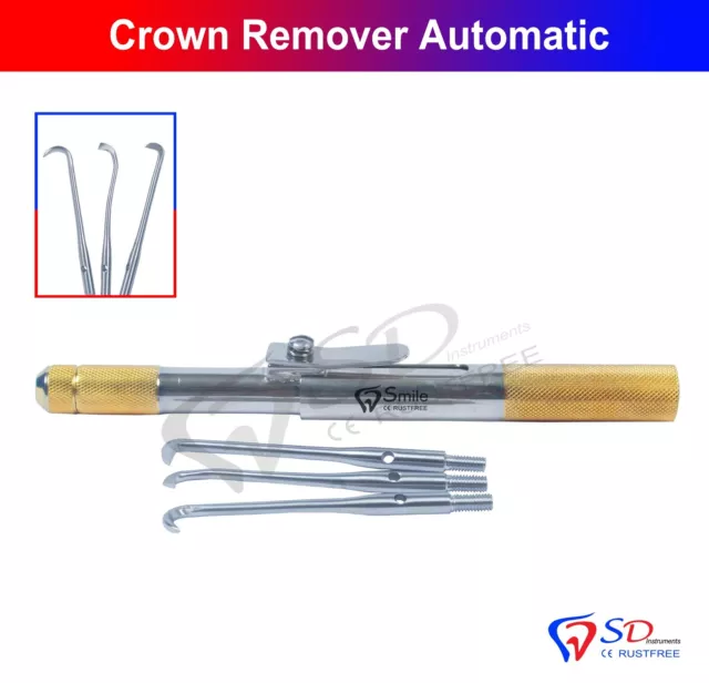 Professional Orthodontic Crown Remover Automatic Dental CE with 3 Attachments SD