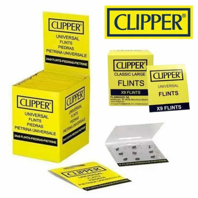 Lot de 90 Pierres à Briquet Marque clipper convient aussi pour zippo essence