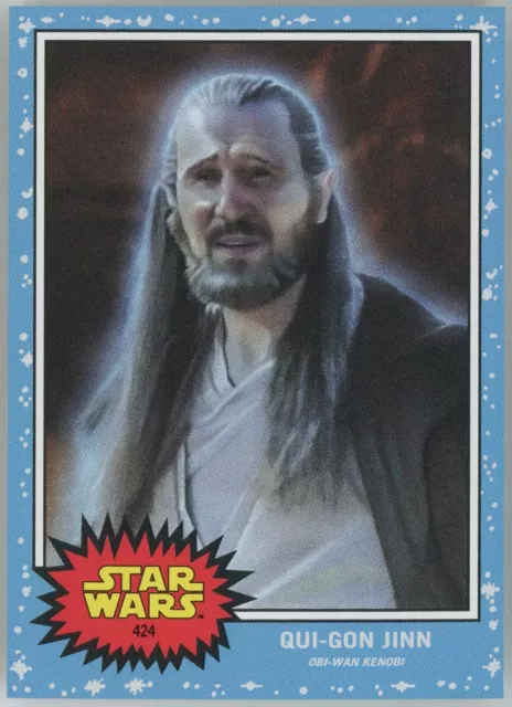 2019 Topps Star Wars Chrome Legacy Qui-Gon Jinn Darth Maul The Death of #23  pv4