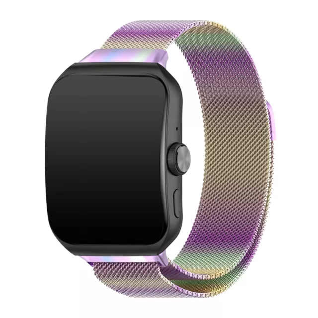 Bracelet pour Oppo Watch 3 Pro Acier Inoxydable Milanais Magnétique multicolore