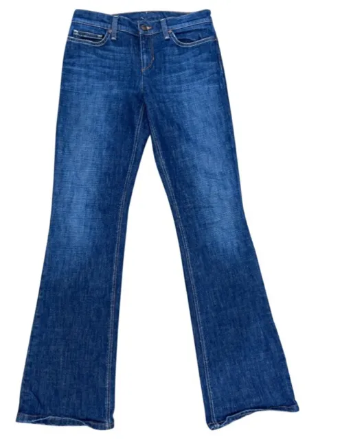 Joes Jeans Womens 27 Bohemian Flared Denim Blue Ryder II Designer