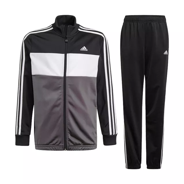 Adidas Boys Tracksuit Kids Bottoms Tiberio Junior Sports Football Jacket Pants 2