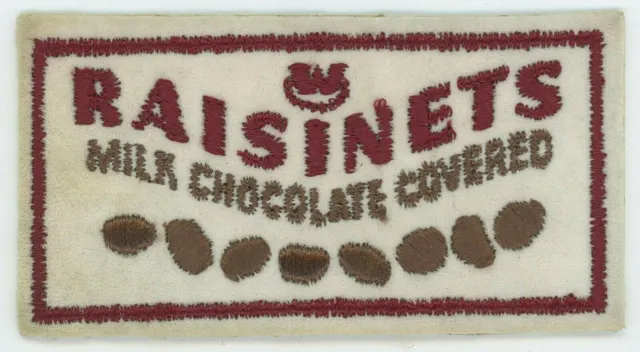 Vintage Original Patch, Raisinets, Candy,  Chocolate Covered Raisins BN3