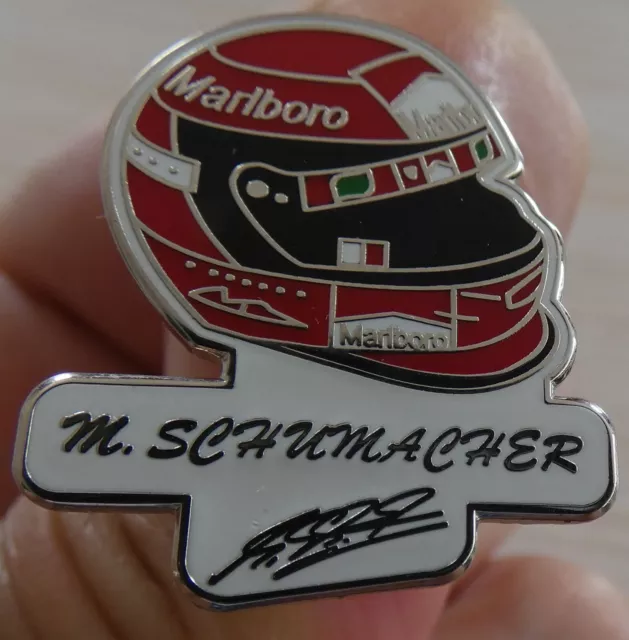 Beau Pin's Casque Pilote F 1 Formula One Michael Schumacher Ferrari Mercedes ?