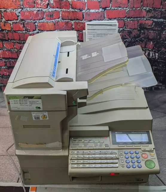Ricoh Aficio FAX5000L Faxgerät Kopierer A4 Laserdruck Laserfax