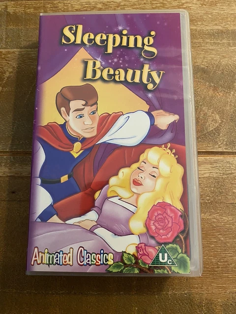 SLEEPING BEAUTY VHS Video Animated Classics Children’s Fairy Tale Retro