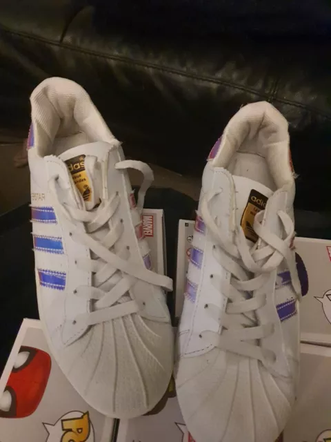 Adidas superstar classic white hologram iridescent sale