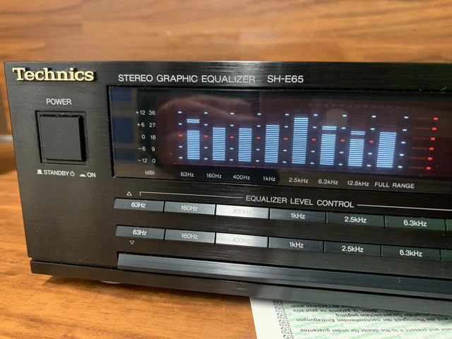 Égaliseur Graphique Stéréo Technics SH-8065 - état Esthétique Et Fonctionnel Parfait