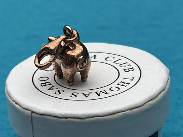 THOMAS SABO ROSE Gold Plated Pig Charm Charm Box 40.00 PicClick UK