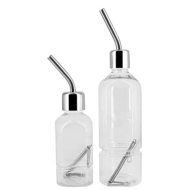 Irrigatori di plastica coniglio 180 ml/750 ml dispenser bottiglie d'acqua trasparente per animali di piccola taglia