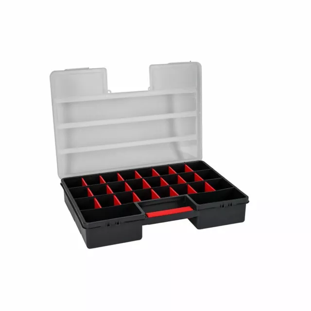 5 x Organizer Sortimentskasten Kleinteilemagazin Schraubenbox Werkzeugkasten 2