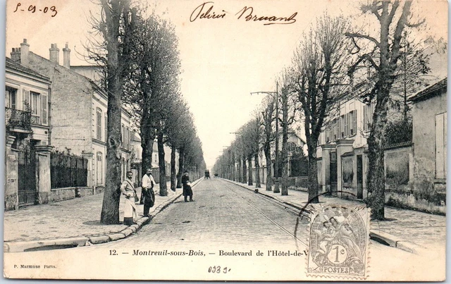 93 MONTREUIL SOUS BOIS - boulevard de l'hotel de ville