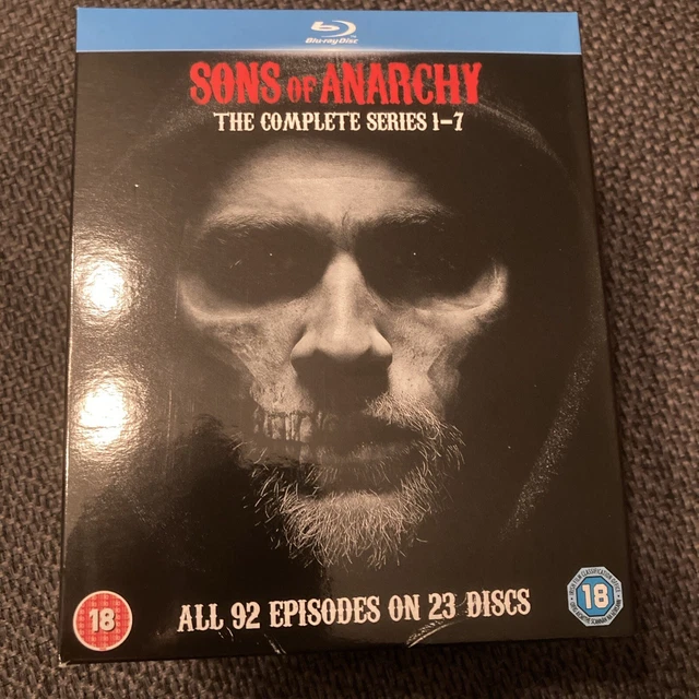 SONS OF ANARCHY SOA komplette Serie Complete BLURAY nur ENGLISCH