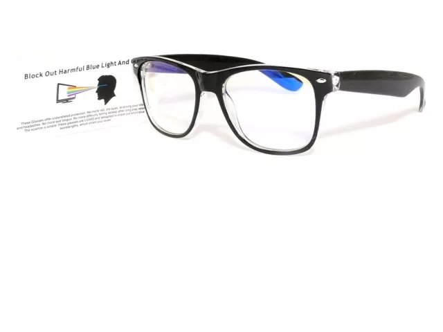 Lunettes Anti Lumiere Bleu Fatigue Ordinateur Tablette Écran Télé Pc