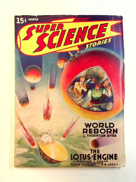 Super Science Stories Pulp Mar 1940 Vol. 1 #1 FN