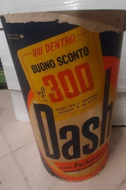 DASH Antico Fustino Detersivo Sapone Vintage no Dixan Bio Presto Ajax bio scala