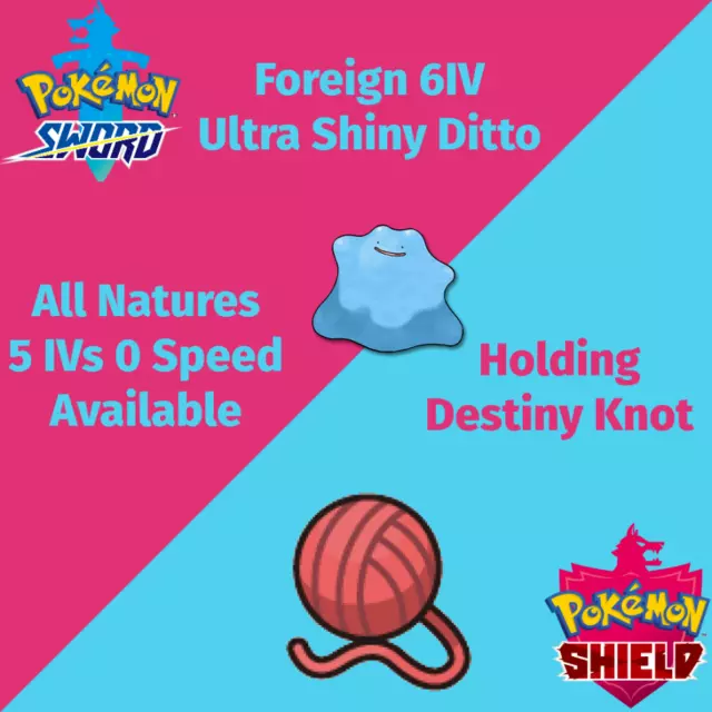 6IV ✨Ultra Shiny✨ Foreign Ditto | Pokemon Sword and Shield