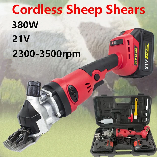 BRUSHLESS CORDLESS SHEEP Shears Wool Clippers Shearing Farm Goat