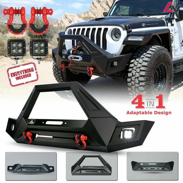 FRONT BUMPER FOR 20182021 Jeep Wrangler JL 20192021 Gladiator JT w