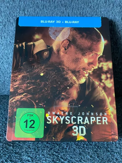 Skyscraper, Limited Steelbook 3D+2D Bluray Edition, Action Dwayne Johnson