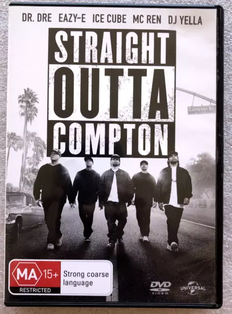 Straight Outta Compton Dre Cube Easy Yella Ren Dr ICE E DJ MC DVD